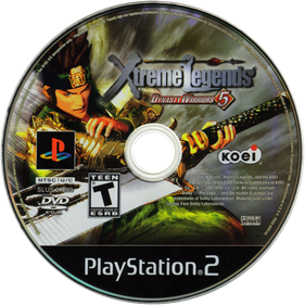 Dynasty Warriors 5: Xtreme Legends - Disc Image