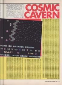 Cosmic Cavern - Advertisement Flyer - Back Image