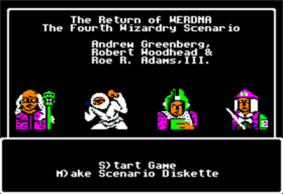 Wizardry: The Return of Werdna: The Fourth Scenario - Screenshot - Game Title Image