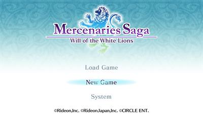 Mercenaries Saga Chronicles - Screenshot - Game Title Image