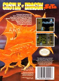 Castle of Dragon - Box - Back Image