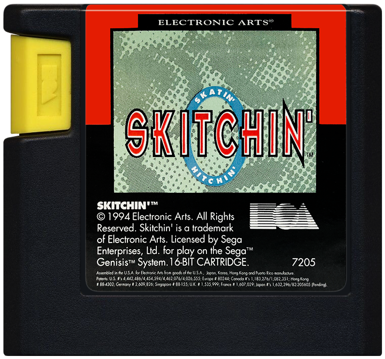 Skitchin sega коды