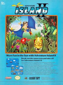Adventure Island II - Advertisement Flyer - Front Image
