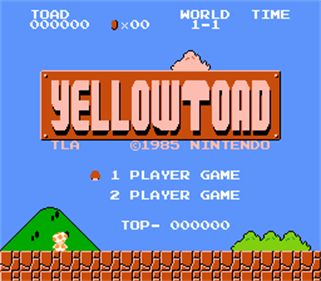 Yellow Toad - Screenshot - Game Title Image