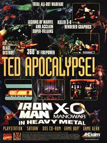 Iron Man / X-O Manowar in Heavy Metal - Advertisement Flyer - Front Image