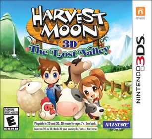 Harvest Moon 3D: The Lost Valley - Box - Front Image