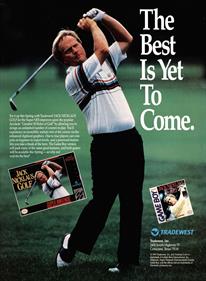 Jack Nicklaus Golf - Advertisement Flyer - Front Image
