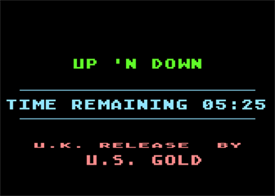Up'n Down - Screenshot - Game Title Image