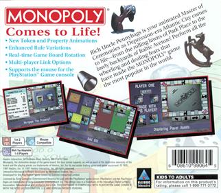 Monopoly - Box - Back Image