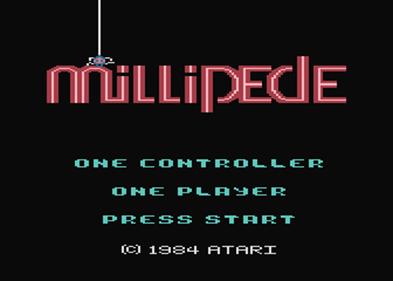 Millipede - Screenshot - Game Title Image