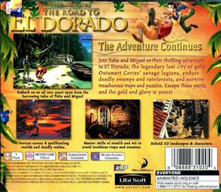 Gold and Glory: The Road to El Dorado - Box - Back Image