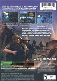 Conflict: Desert Storm II: Back to Baghdad - Box - Back Image