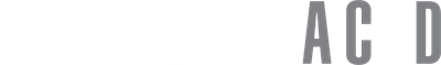 Metal Gear Ac!d - Clear Logo Image