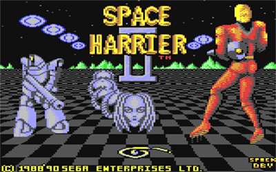 Space Harrier II - Screenshot - Game Title Image