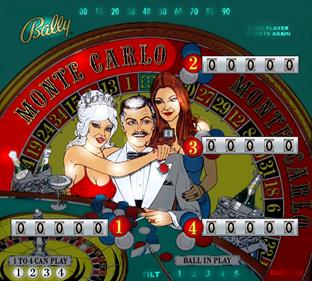 Monte Carlo (Bally) - Arcade - Marquee Image