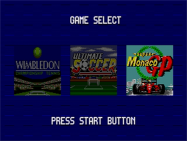 Sega Sports 1 - Screenshot - Game Title Image