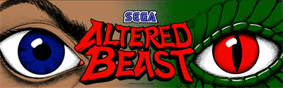 Altered Beast - Arcade - Marquee Image