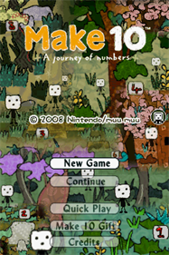 Make 10: A Journey of Numbers - Screenshot - Game Title Image