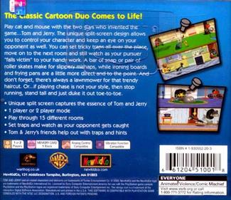 Tom and Jerry in House Trap - Box - Back Image