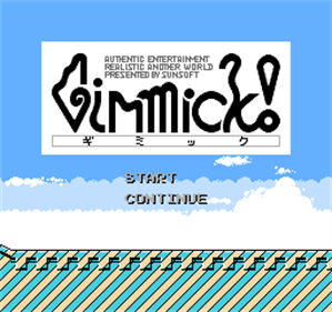 Mr. Gimmick - Screenshot - Game Title Image