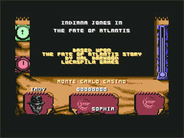 Indiana Jones and The Fate of Atlantis: The Action Game - Screenshot - Game Title Image