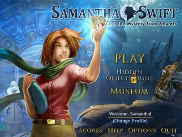 Samantha Swift: Mystery from Atlantis - Screenshot - Game Title Image