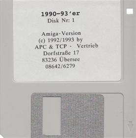 1990: Die 1993'er Edition - Disc Image
