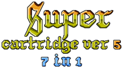 Super Cartridge Ver 5: 7 in 1 - Clear Logo Image