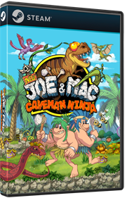 New Joe & Mac: Caveman Ninja - Box - 3D Image