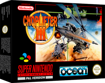 Choplifter III: Rescue-Survive - Box - 3D Image