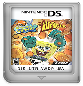 SpongeBob SquarePants: The Yellow Avenger - Fanart - Cart - Front