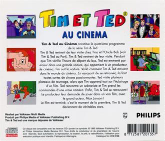 Tim & Bear at the Movies - Box - Back Image