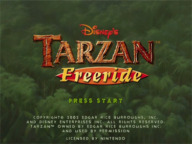 Tarzan Untamed - Screenshot - Game Title Image