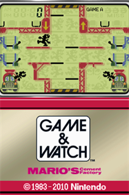 Game & Watch: Mario's Cement Factory - Screenshot - Gameplay Image