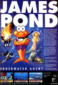 James Pond: Underwater Agent - Advertisement Flyer - Front Image