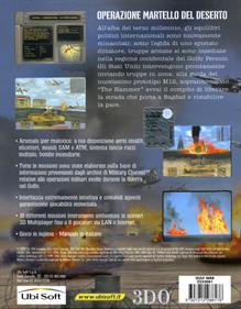 Gulf War: Operation Desert Hammer - Box - Back Image