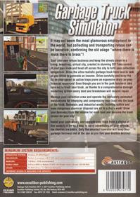 Garbage Truck Simulator - Box - Back Image