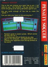 Penalty Soccer - Box - Back Image