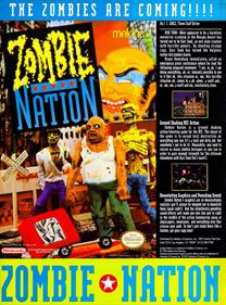 Zombie Nation - Advertisement Flyer - Front Image