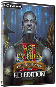 Age of Empires II: Rise of the Rajas: HD Edition - Box - 3D Image