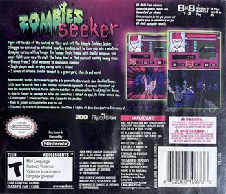 Zombies Seeker - Box - Back Image