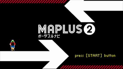 Maplus: Portable Navi 2 - Screenshot - Game Title Image