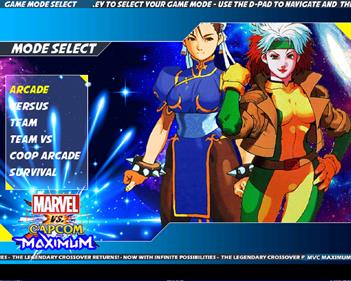 Marvel vs. Capcom: Maximum - Screenshot - Game Select Image