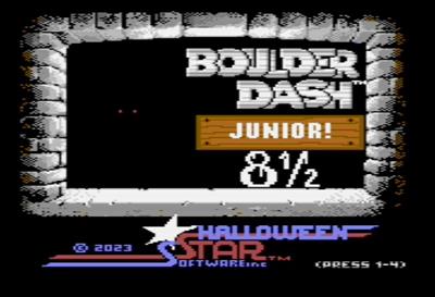 Boulder Dash Junior! 8 1/2 Halloween Edition - Screenshot - Game Title Image