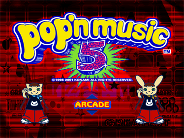 Pop'n Music 5 - Screenshot - Game Title Image