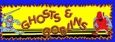 Ghosts'n Goblins - Arcade - Marquee Image