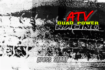 ATV: Quad Power Racing - Screenshot - Game Title Image