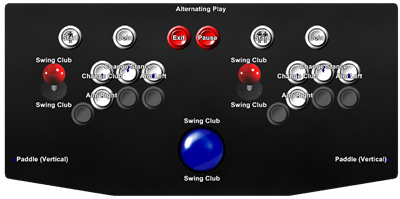 Dynamic Country Club - Arcade - Controls Information Image