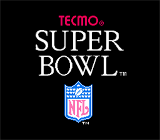 Tecmo Super Bowl - Screenshot - Game Title Image