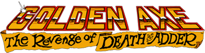 Golden Axe: The Revenge of Death Adder - Clear Logo Image
